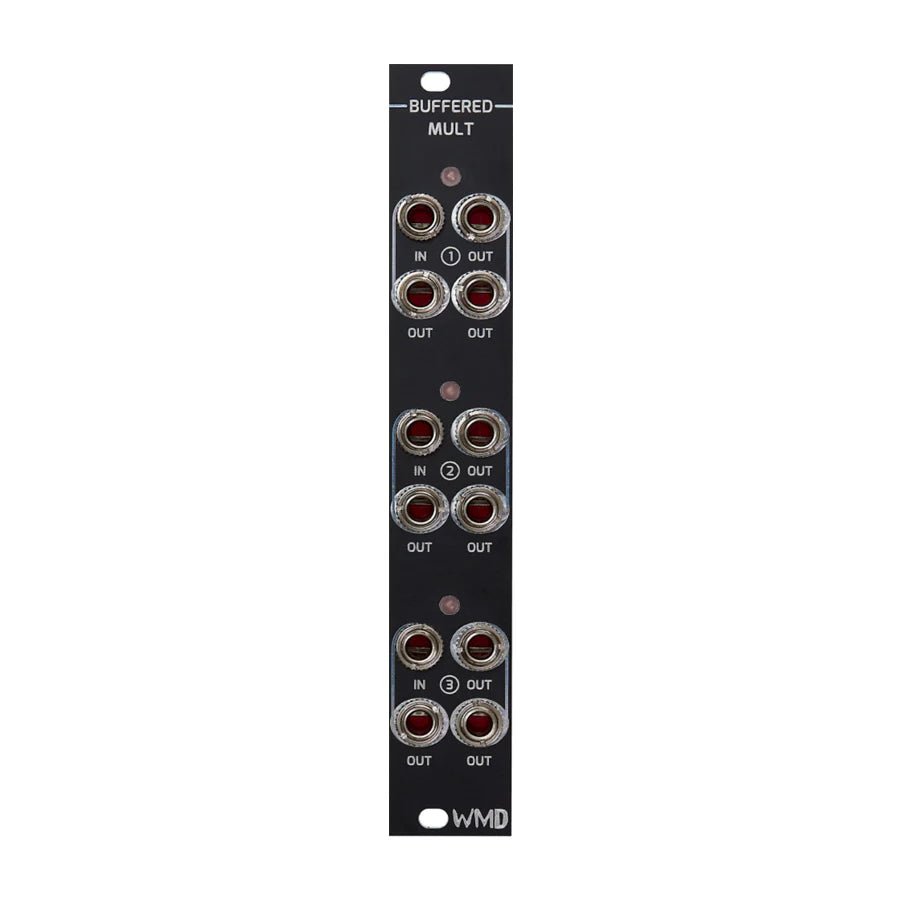 WMD - Module - Buffered Mult - WMD - Black Panel - eurorack - utility -
