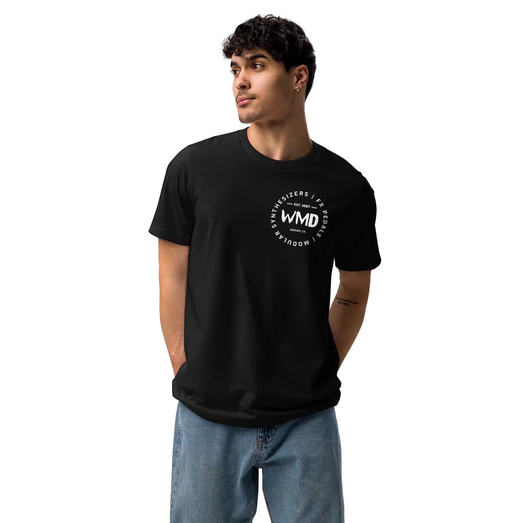 WMD - T Shirt - Circle Logo Punk Back - Black - WMD - XS -