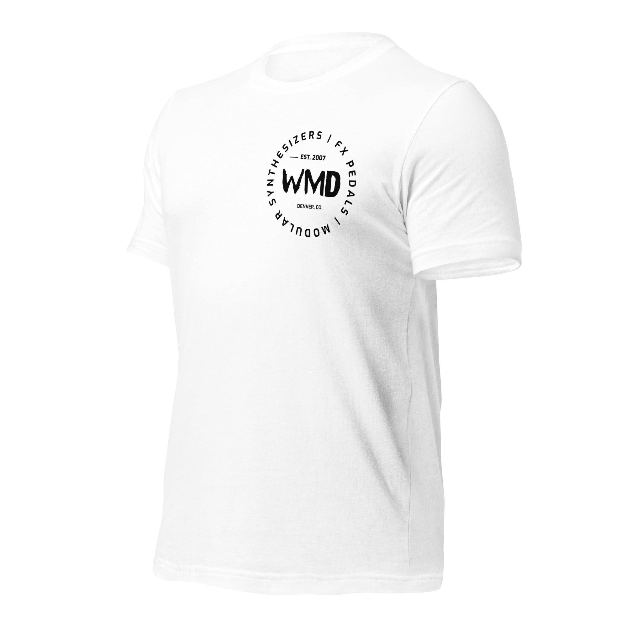 WMD - T Shirt - Circle Logo Punk Back - White - WMD - XS -