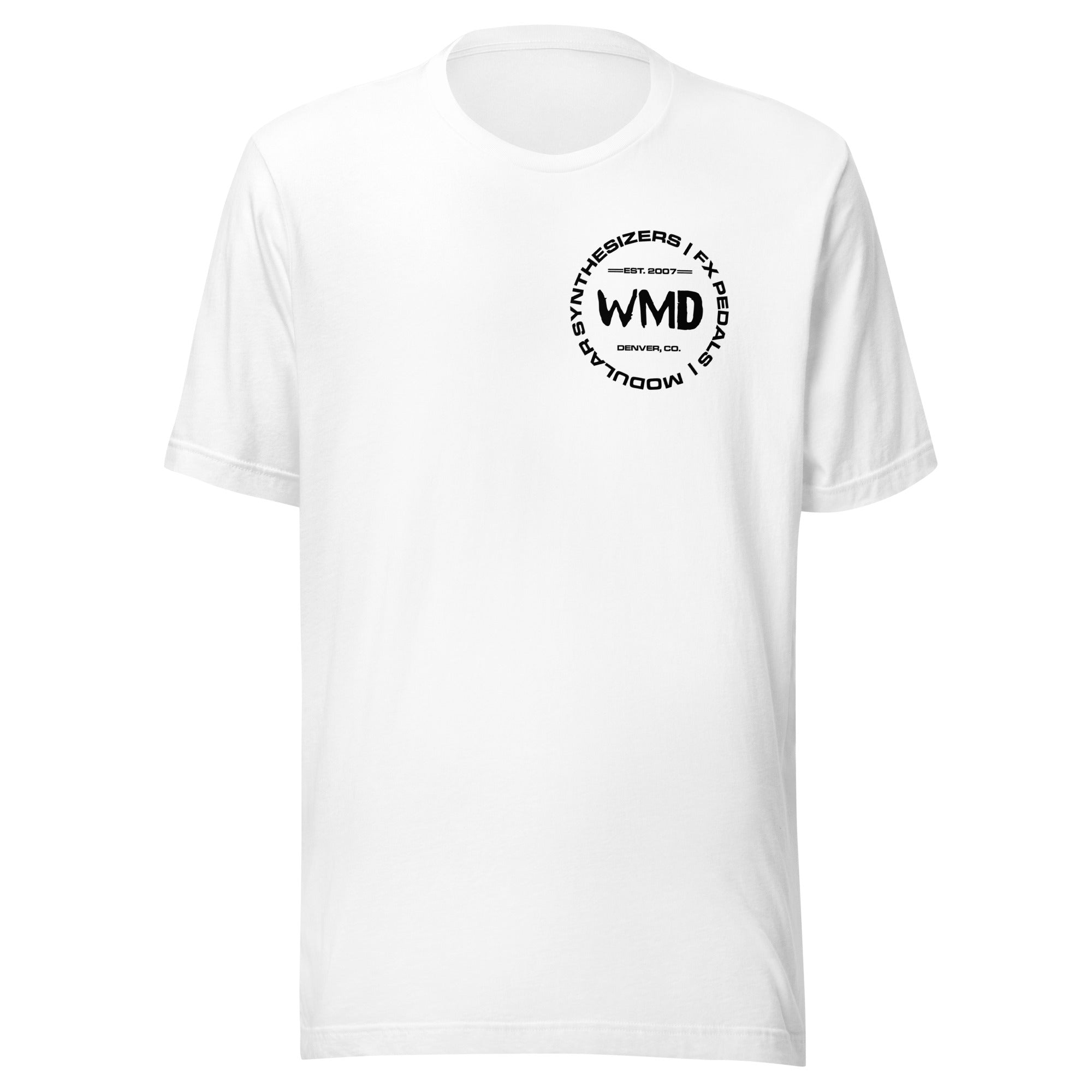 WMD - T Shirt - Circle Logo Punk Back - White - WMD - XS -