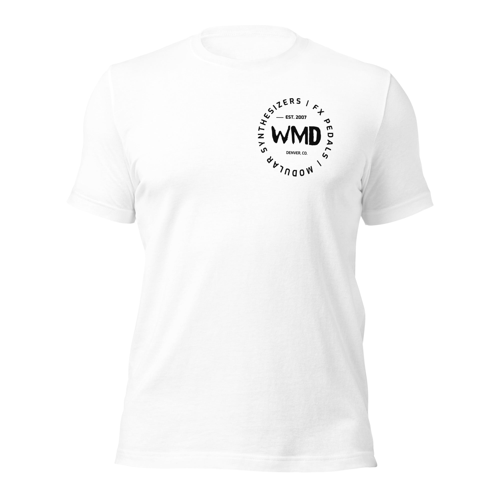 WMD - T Shirt - Circle Logo Punk Back - White - WMD - XS -