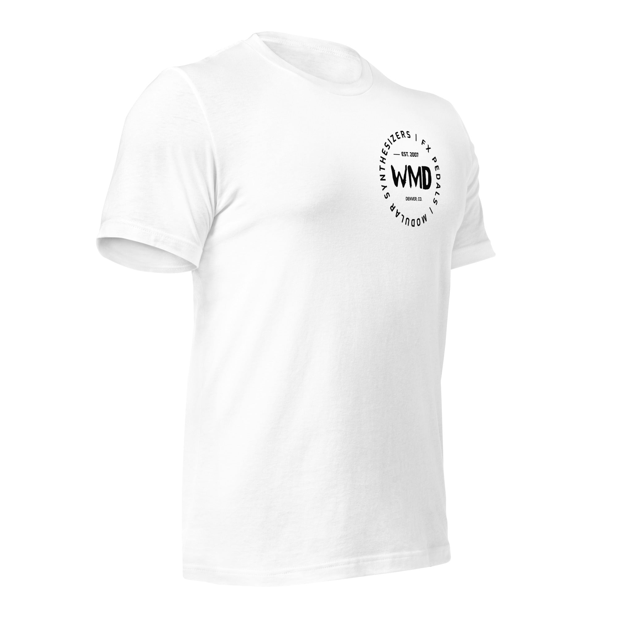 WMD - T Shirt - Circle Logo Punk Back - White - WMD - XS -