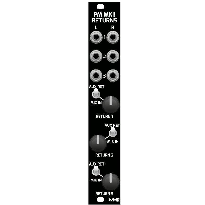 WMD - Module - PM MKII Returns - 3 Additional Aux Returns for PM MKII - WMD - mixer - pmmkii -