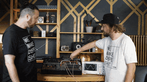 Checking out the features on the WMD demo rig