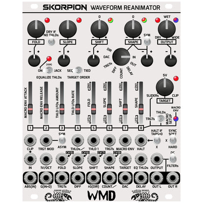 WMD - Module - Skorpion - Waveform Reanimator - WMD - Black - eurorack - wavefolder - 