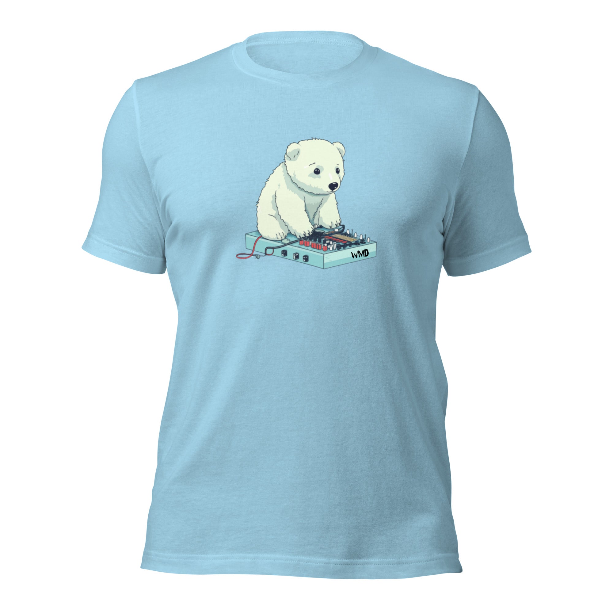 WMD - T Shirt - Learning to Patch Polarbear - WMD - White - T-shirt - -