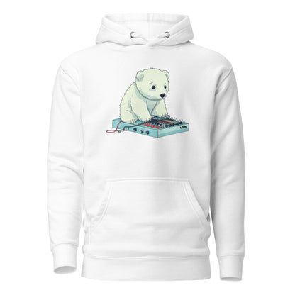 WMD - Hoodie - Learning to Patch Polarbear Hoodie - WMD - White - Hoodie - -